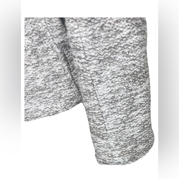 Vince Luxury Capsule Cream Gray Marled Open-FrontCardigan Jacket Size Small - Picture 3 of 7